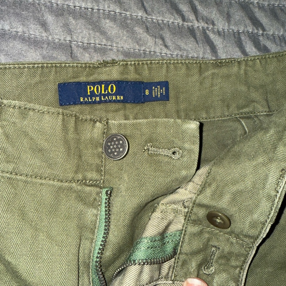 Polo Ralph Lauren Olive Green PatchWork Pants